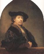 REMBRANDT Harmenszoon van Rijn Self-Portrait at the age of 34 (mk33) oil painting on canvas
